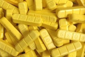 Yellow Xanax bar