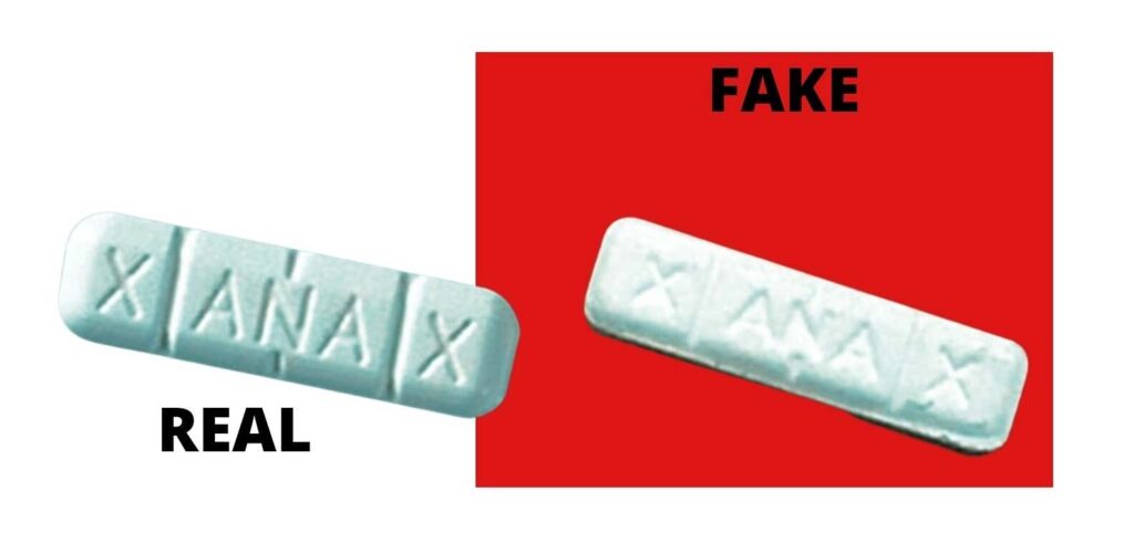 Types of fake-Xanax